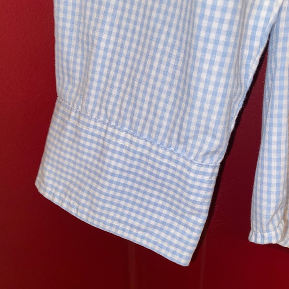 Laura Scott Gingham Button Down Shirt Size Women’s Extra Large - Picture 5 of 10